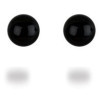 Clous d'oreilles boules d'onyx de 6 mm