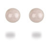 Clous d'oreilles boule d'agate bleue de 6 mm