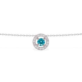 Collier en or et oxydes de zirconium - Bijouterieonline.com