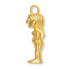 Pendentif totem pré-colombien plaqué or