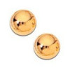 Boucles d'oreilles boules en or 5 mm