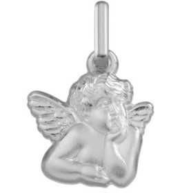 Pendentif ange découpé en argent