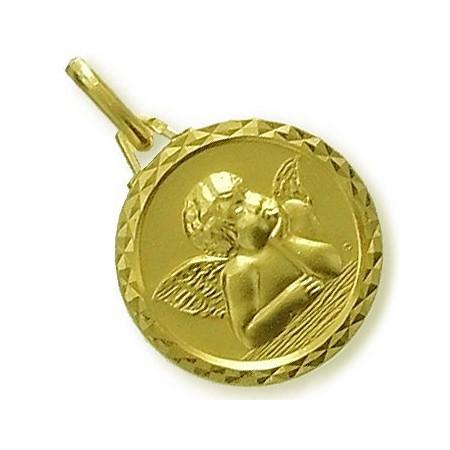 Médaille ange plaqué or.