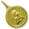 Médaille ange plaqué or.
