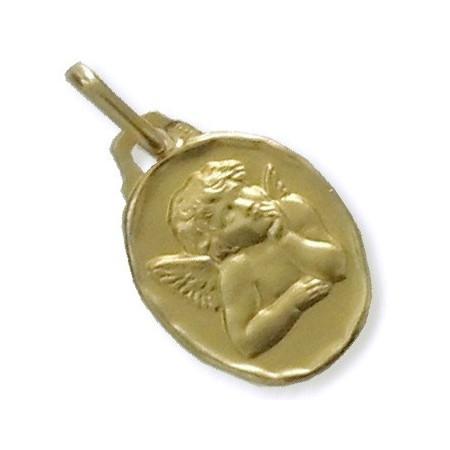 Médaille ange plaqué or.