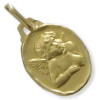 Médaille ange plaqué or.
