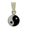 pendentif ying yang en argent