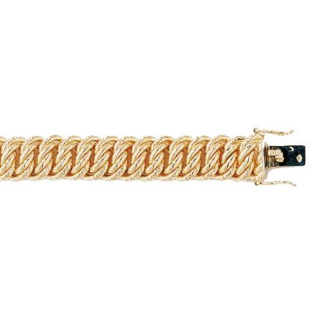 Bracelet or mailles américaines 10mm