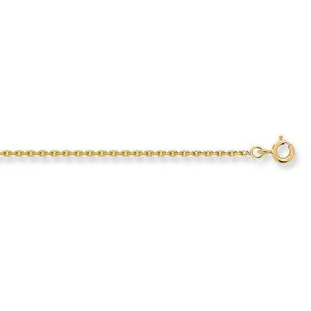 Chaîne or forçat diamantée 1.4 mm - 50 cm