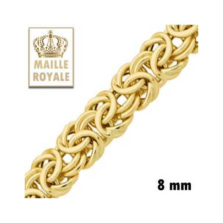 Bracelet or maille royale