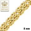 Bracelet or maille royale