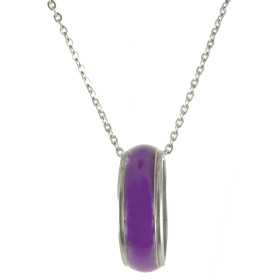 Collier anneau messager - personnalisé - mixte - Bijouterieonline.com