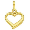 Pendentif coeur en or