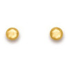 Clous d'oreilles en or boules 4 mm