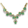 Collier or, émeraudes de 3,05 carats et diamants - Bijouterieonline.com