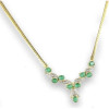 Collier or, émeraudes de 3,05 carats et diamants - Bijouterieonline.com