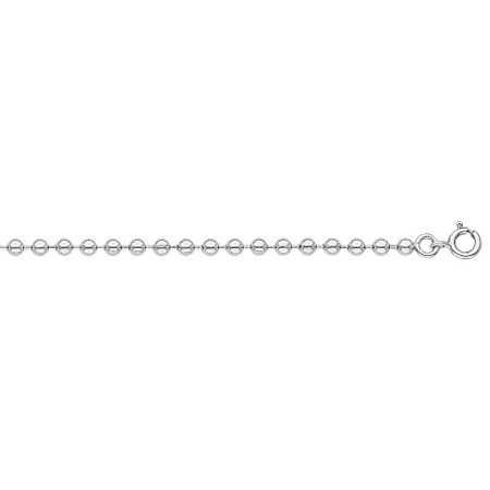 Collier boules 3 mm en argent