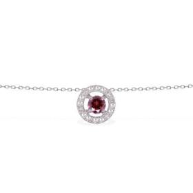 Collier en or et oxydes de zirconium - Bijouterieonline.com