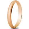 Alliance or rose de 3 mm, semi mate