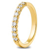 Alliance or jaune et diamants 0.54ct
