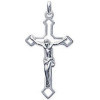 Christ crucifié ajouré en argent