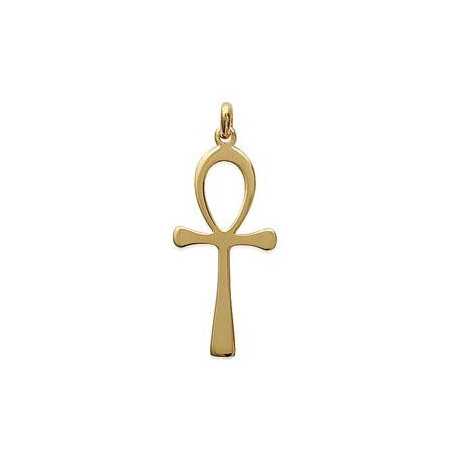 Croix de vie en plaqué or - Bijouterieonline.com