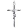 Pendentif crucifix en argent 3 x 2 cm