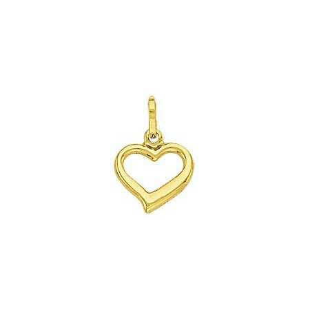 Pendentif coeur en or ajouré