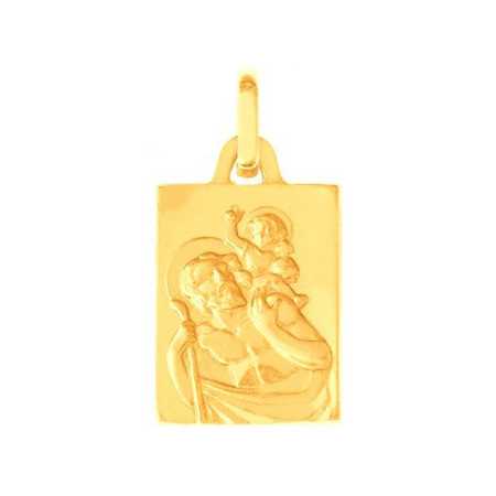 Médaille saint christophe en or
