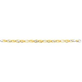 Bracelet or bicolore