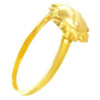 Bague soleil en or jaune