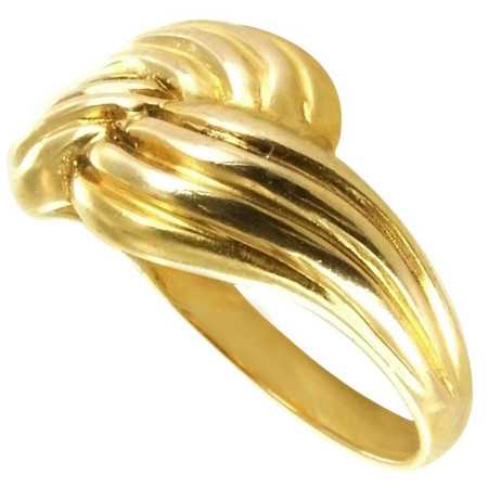 Bague or corde nouée - Bijouterieonline.com