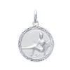 Médaille zodiaque Vierge en argent