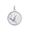 Médaille zodiaque Capricorne en argent