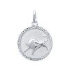 Pendentif zodiaque Taureau en argent