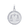 Médaille zodiaque Balance en argent