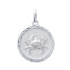 Médaille zodiaque Cancer en argent