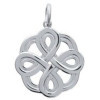 Pendentif entrelacs celtique en argent