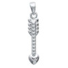 Pendentif flèche en argent