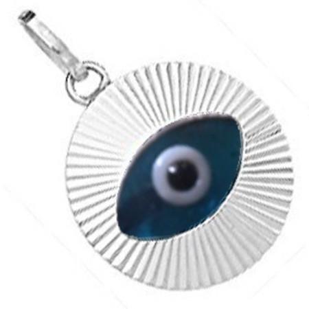 Collier oeil bleu protection, Or ou Argent