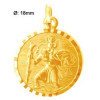 Médaille saint christophe en or 375/1000