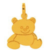 Pendentif ourson en or