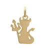 Pendentif diablotin plaqué or