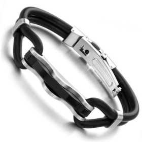 Bracelet pour homme en acier kevlar