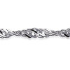 Bracelet en argent maille singapour 1,70 mm