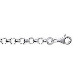 Bracelet en argent maille jaseron allégée 3 mm - Bijouterieonline.com