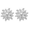 Clous or et oxydes de zirconium en fleurs