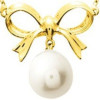 Magnifique collier or avec perle de 8 mm