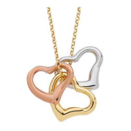 Collier des amoureux 3 ors - Bijouterieonline.com