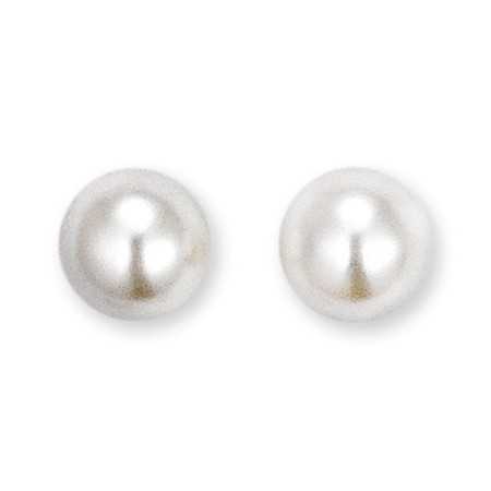 Clous d\'oreilles en argent et perles de 4 mm - Bijouterieonline.com